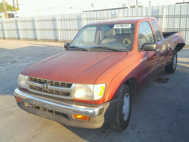 4TAVL52N0XZ482151 - 1999 TOYOTA TACOMA XTR RED photo 2