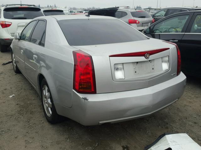 1G6DP577660100404 - 2006 CADILLAC CTS HI FEA SILVER photo 3