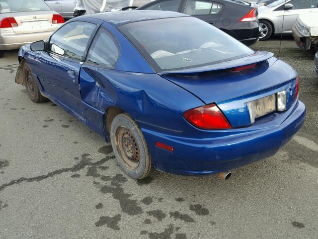 1G2JB12F347269715 - 2004 PONTIAC SUNFIRE BLUE photo 3