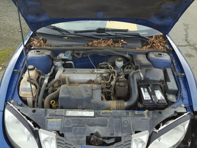 1G2JB12F347269715 - 2004 PONTIAC SUNFIRE BLUE photo 7