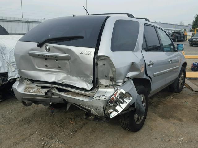 2HNYD186X4H543468 - 2004 ACURA MDX TOURIN SILVER photo 4