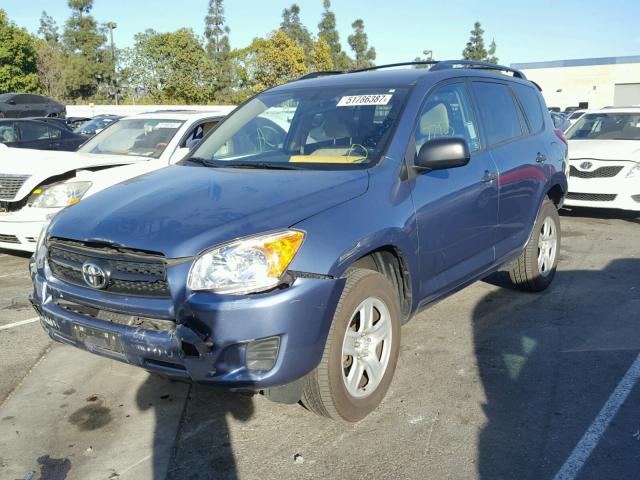 2T3KF4DV9CW147034 - 2012 TOYOTA RAV4 BLUE photo 2