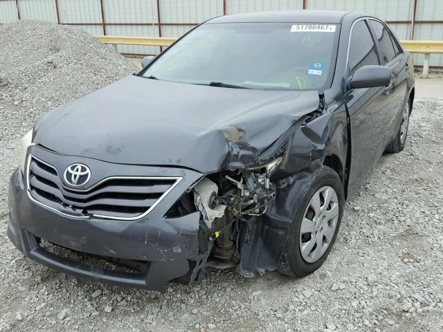 4T1BF3EK2AU116342 - 2010 TOYOTA CAMRY BASE CHARCOAL photo 2