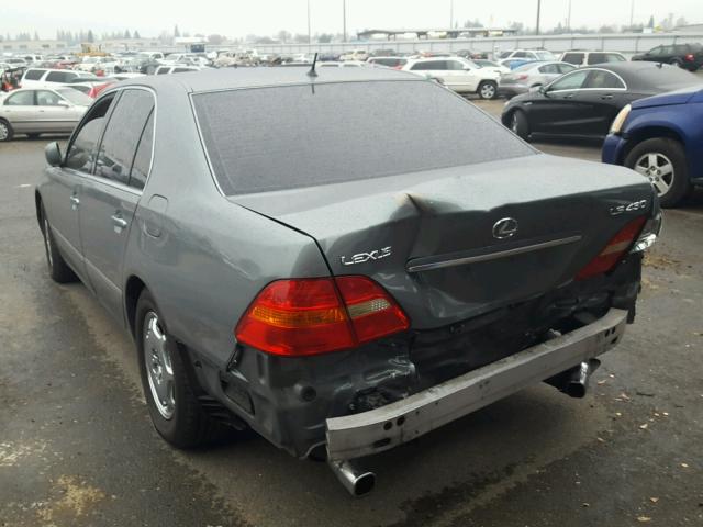 JTHBN30F720087042 - 2002 LEXUS LS 430 GREEN photo 3