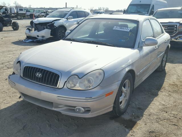 KMHWF35H95A169469 - 2005 HYUNDAI SONATA GLS SILVER photo 2