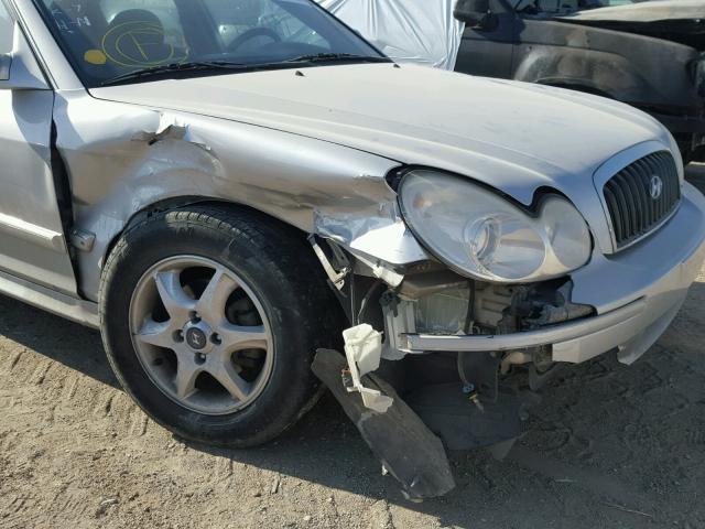 KMHWF35H95A169469 - 2005 HYUNDAI SONATA GLS SILVER photo 9