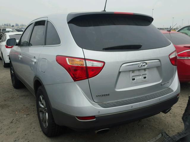 KM8NU13C97U012376 - 2007 HYUNDAI VERACRUZ G SILVER photo 3