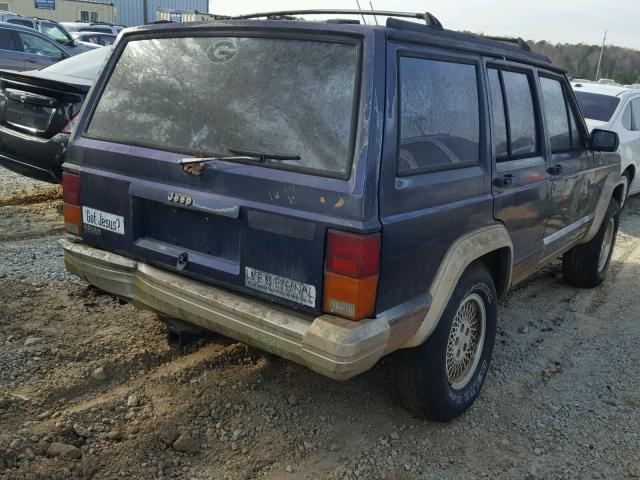 1J4FT78S0PL511565 - 1993 JEEP CHEROKEE C BLUE photo 4