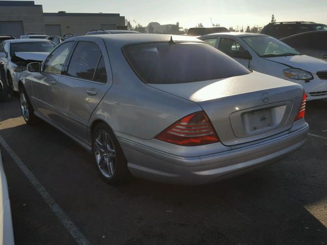 WDBNG70J23A379177 - 2003 MERCEDES-BENZ S 430 SILVER photo 3