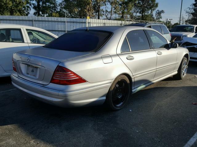 WDBNG70J23A379177 - 2003 MERCEDES-BENZ S 430 SILVER photo 4