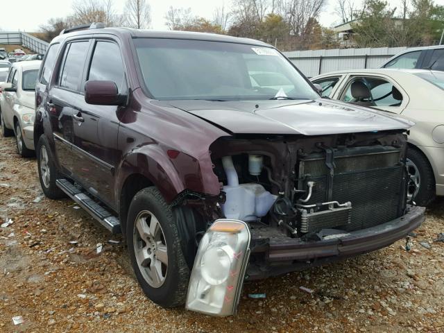 5FNYF4H78BB033147 - 2011 HONDA PILOT EXLN MAROON photo 1