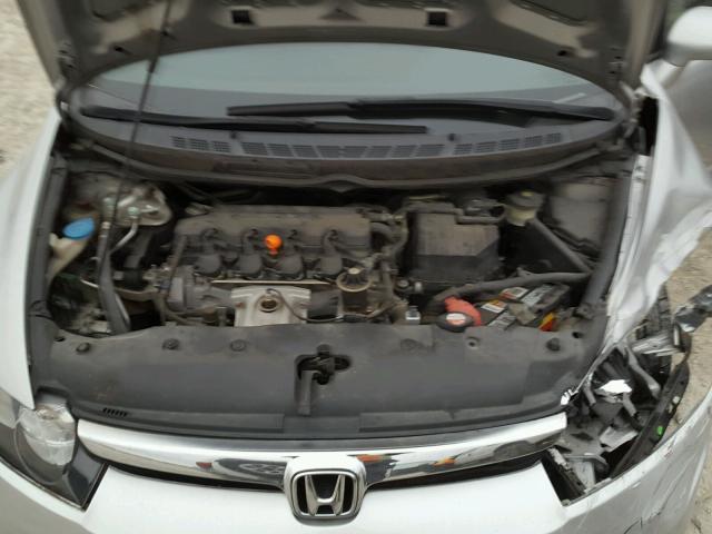 1HGFA16576L109158 - 2006 HONDA CIVIC LX SILVER photo 7