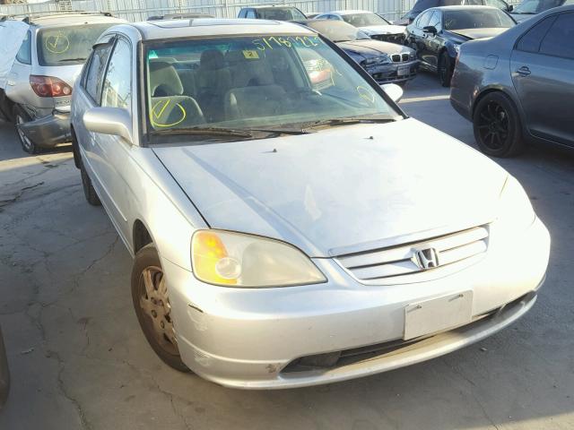 2HGES267X3H564420 - 2003 HONDA CIVIC EX SILVER photo 1