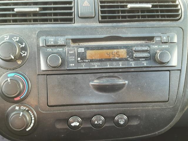 2HGES267X3H564420 - 2003 HONDA CIVIC EX ვერცხლისფერი ფოტო 9