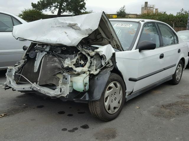 1HGEJ6603TL044141 - 1996 HONDA CIVIC LX WHITE photo 2