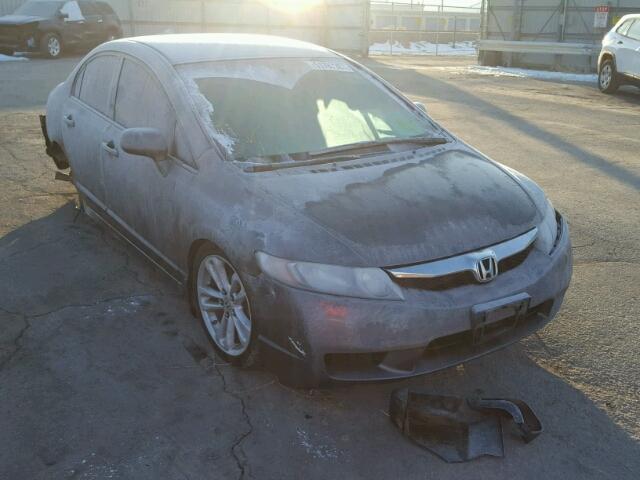 19XFA1F54AE004979 - 2010 HONDA CIVIC LX GRAY photo 1