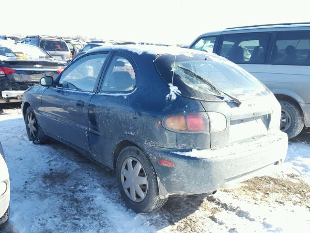 KLATA226X2B703319 - 2002 DAEWOO LANOS S GREEN photo 3