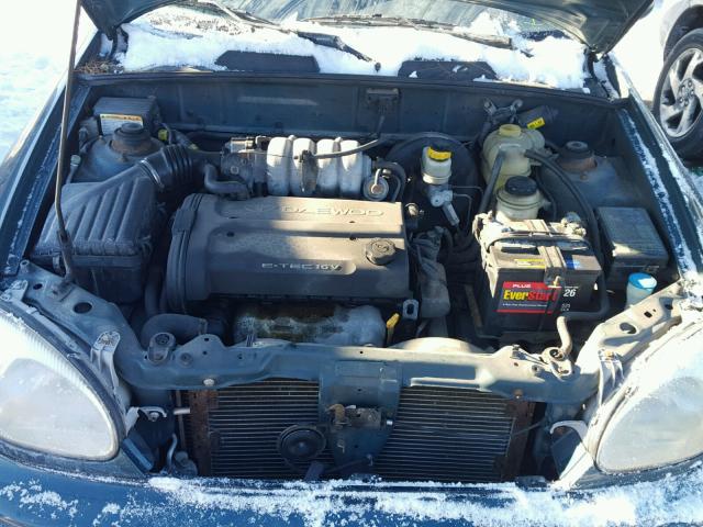 KLATA226X2B703319 - 2002 DAEWOO LANOS S GREEN photo 7