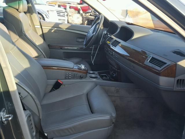 WBAGL63414DP69898 - 2004 BMW 745 I GRAY photo 5