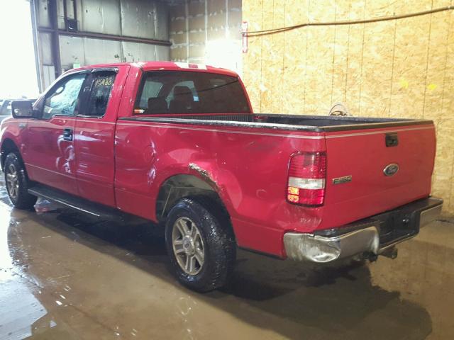 1FTPX14V27FA87185 - 2007 FORD F150 RED photo 3