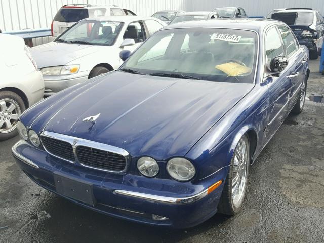 SAJEA71C94SG11115 - 2004 JAGUAR XJ8 BLUE photo 2