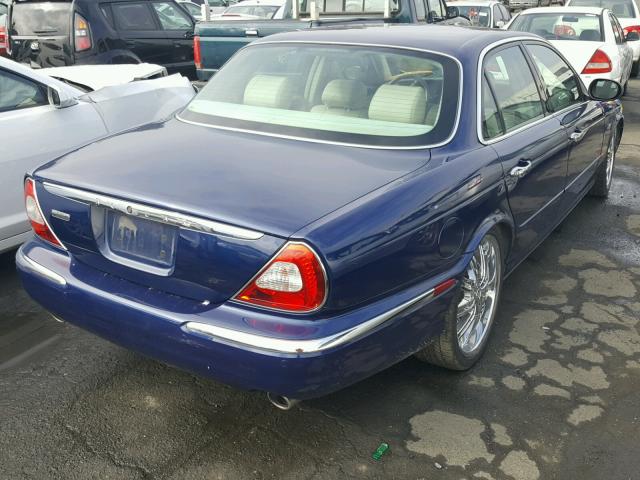 SAJEA71C94SG11115 - 2004 JAGUAR XJ8 BLUE photo 4