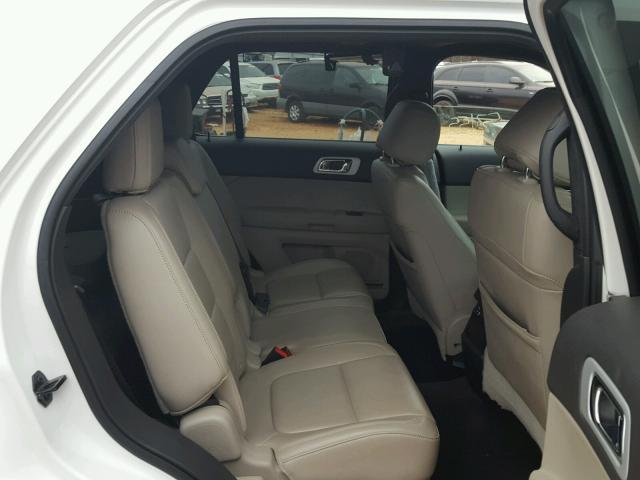 1FMHK7D89BGA09064 - 2011 FORD EXPLORER X WHITE photo 6