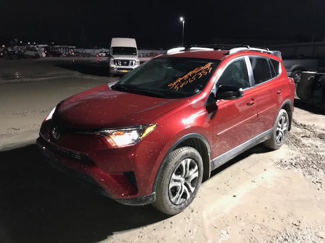 2T3ZFREV2HW359324 - 2017 TOYOTA RAV4 LE RED photo 2