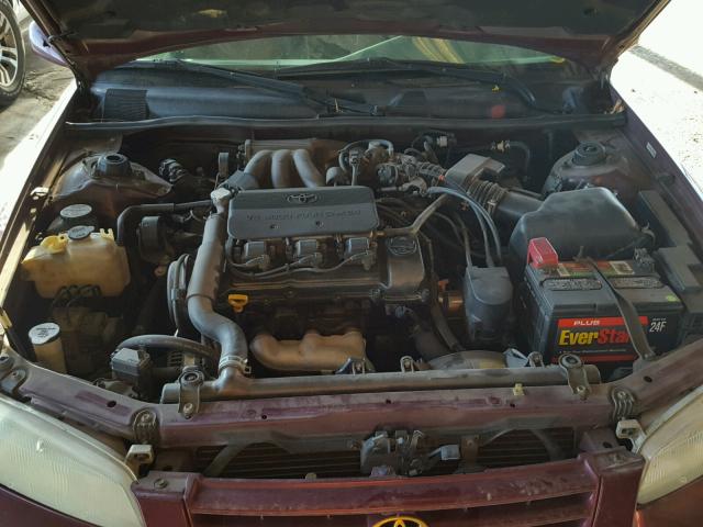 4T1BF22K0VU026661 - 1997 TOYOTA CAMRY CE RED photo 7