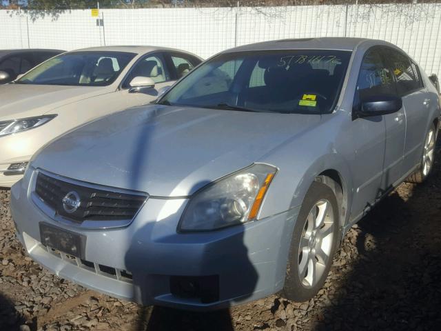 1N4BA41E47C812567 - 2007 NISSAN MAXIMA SE SILVER photo 2