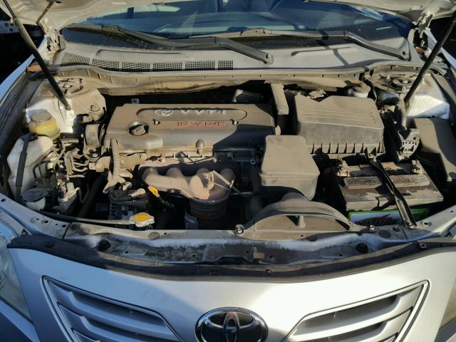 4T1BE46K69U334173 - 2009 TOYOTA CAMRY BASE SILVER photo 7