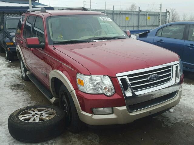 1FMEU74E26UB01479 - 2006 FORD EXPLORER E RED photo 1