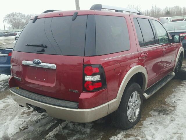 1FMEU74E26UB01479 - 2006 FORD EXPLORER E RED photo 4