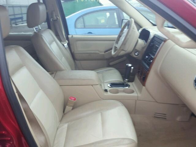 1FMEU74E26UB01479 - 2006 FORD EXPLORER E RED photo 5