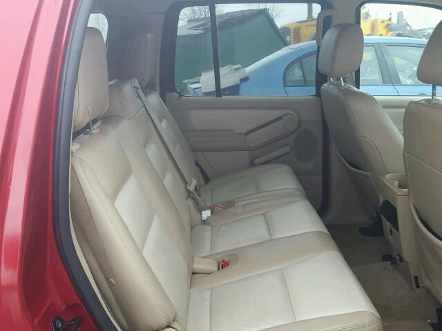 1FMEU74E26UB01479 - 2006 FORD EXPLORER E RED photo 6