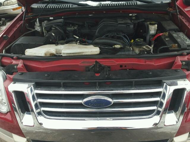 1FMEU74E26UB01479 - 2006 FORD EXPLORER E RED photo 7