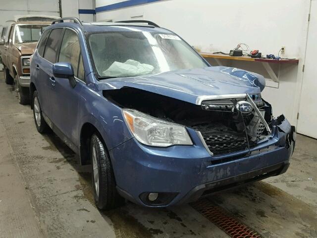 JF2SJAHC5GH456051 - 2016 SUBARU FORESTER 2 BLUE photo 1