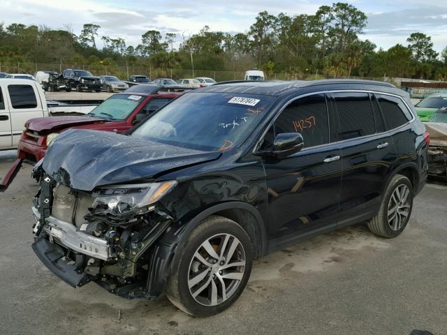 5FNYF5H99HB000416 - 2017 HONDA PILOT TOUR GREEN photo 2