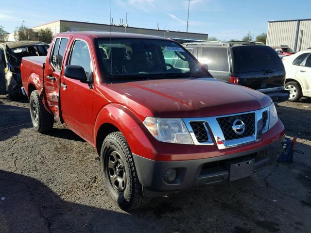1N6AD0ER0BC400445 - 2011 NISSAN FRONTIER S RED photo 1