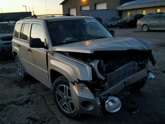 1J8FT28B99D124401 - 2009 JEEP PATRIOT SP BEIGE photo 1