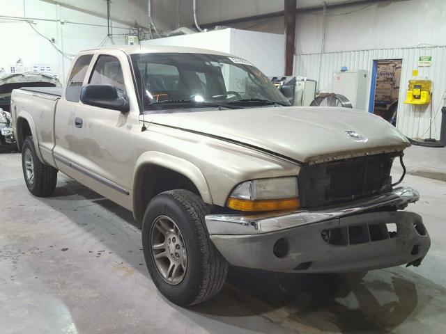 1D7HG42N14S542173 - 2004 DODGE DAKOTA SLT GOLD photo 1