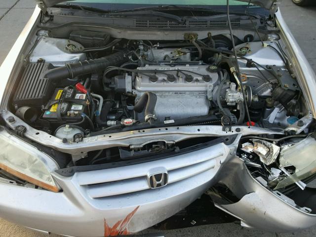 1HGCG66892A133900 - 2002 HONDA ACCORD EX SILVER photo 7