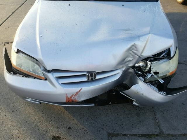 1HGCG66892A133900 - 2002 HONDA ACCORD EX SILVER photo 9