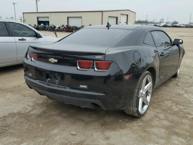 2G1FA1E37C9163537 - 2012 CHEVROLET CAMARO LS BLACK photo 4