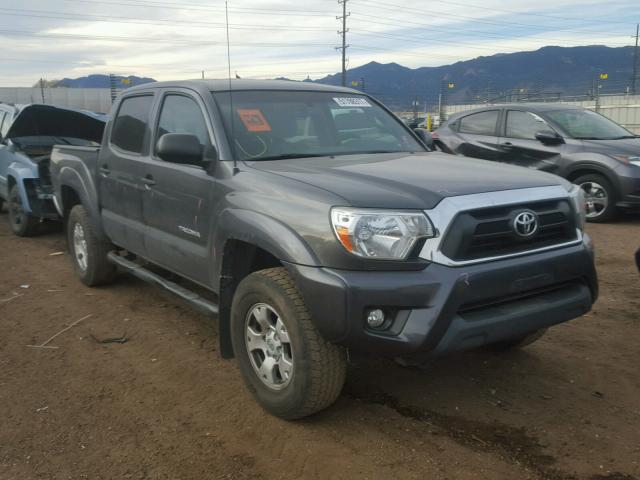 3TMLU4EN4DM110503 - 2013 TOYOTA TACOMA DOU GRAY photo 1