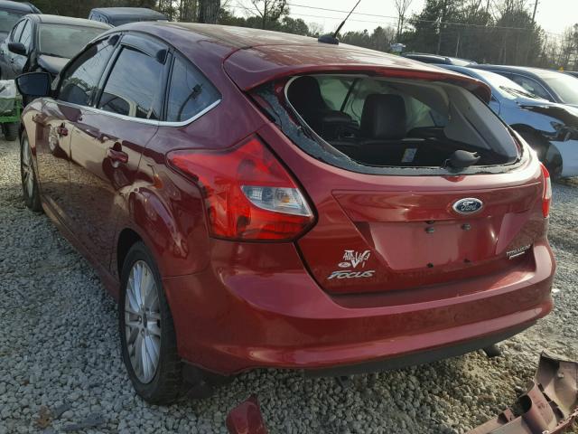 1FADP3N23EL128916 - 2014 FORD FOCUS TITA RED photo 3