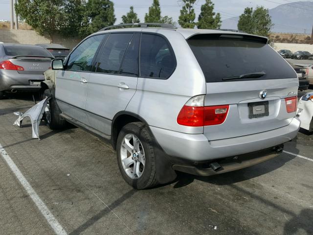 5UXFA13515LY14392 - 2005 BMW X5 3.0I SILVER photo 3