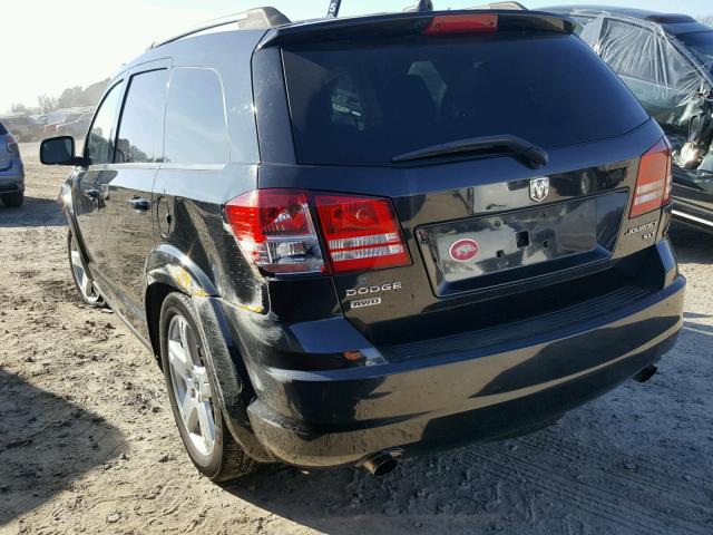 3D4PH5FV9AT265479 - 2010 DODGE JOURNEY SX BLACK photo 3