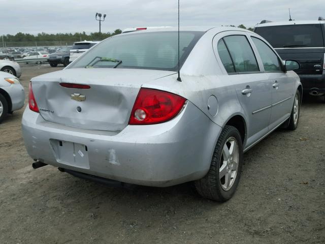 1G1AT58H397294252 - 2009 CHEVROLET COBALT LT SILVER photo 4