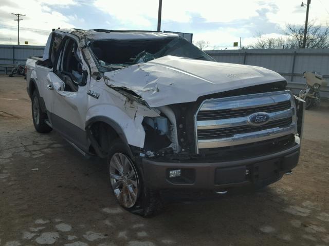 1FTEW1EFXGKD42741 - 2016 FORD F150 SUPER WHITE photo 1